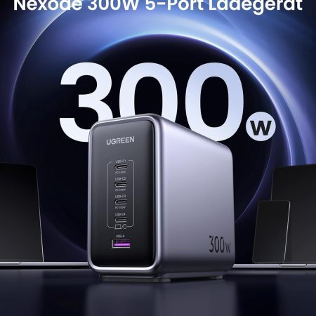 Củ sac Nexcode GaN 300W Desktop Charger EU 4C1A Ugreen 90903B