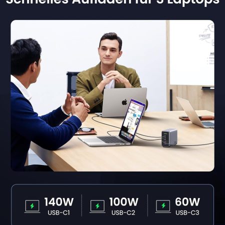 Củ sac Nexcode GaN 300W Desktop Charger EU 4C1A Ugreen 90903B