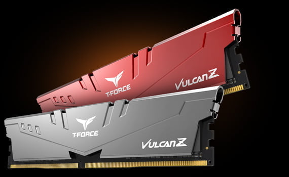 RAM PC TeamGroup T-Force Vulcan Z 8GB-32GB DDR4 3200MHz-3600MHz