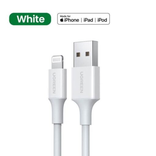 Dây sạc USB-A sang Lightning Ugreen US291 (chứng nhận MFI của Apple)