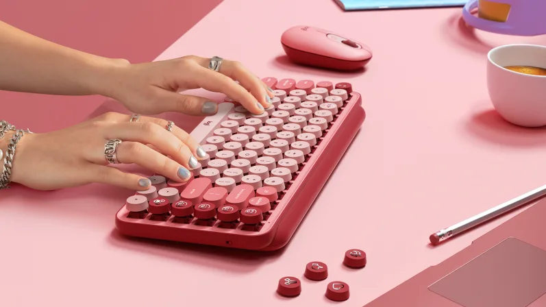 Bàn phím cơ không dây Logitech Pop Keys