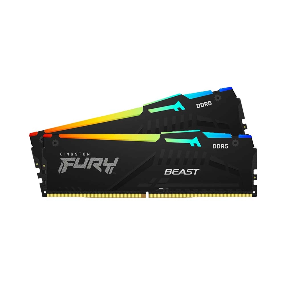Ram PC Kingston Fury Beast RGB DDR5 16GB-64GB 5200MHz-6000MHz