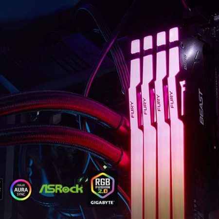 Ram PC Kingston Fury Beast RGB DDR5 16GB-64GB