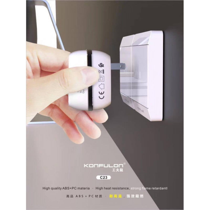 Củ sạc 18W USB Konfulon C23