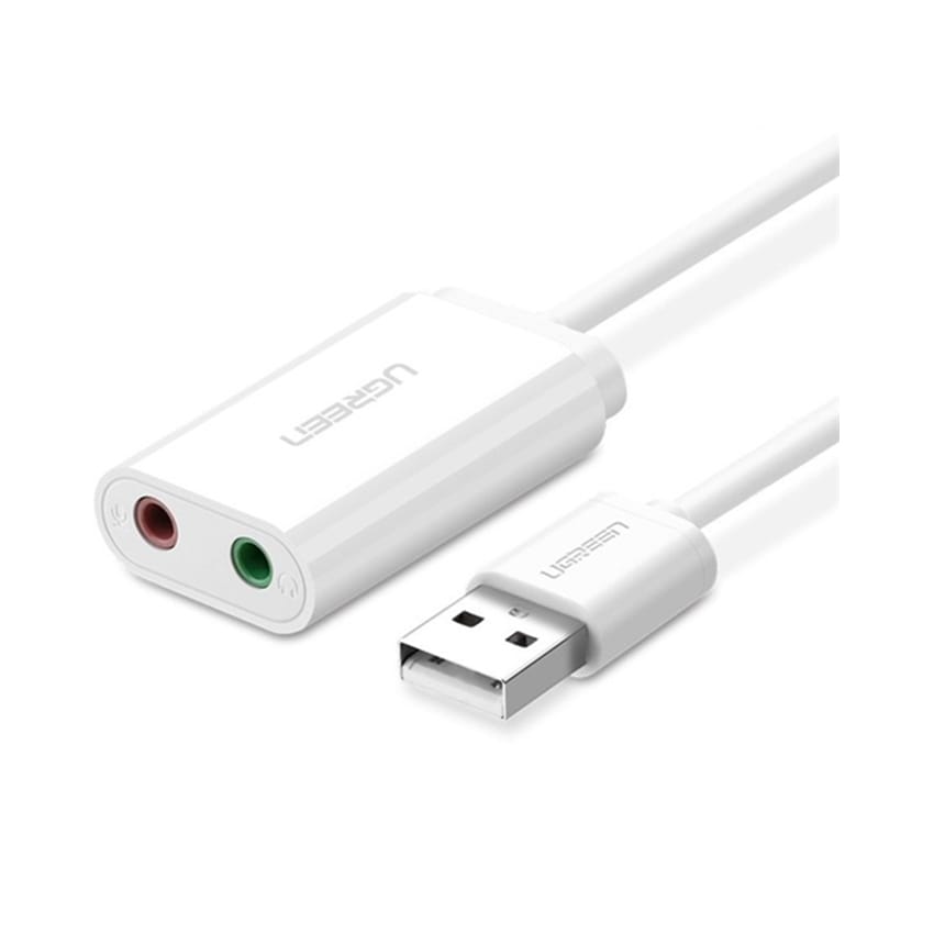 Dây cáp USB 2.0 sang Audio và Micro Ugreen 30143