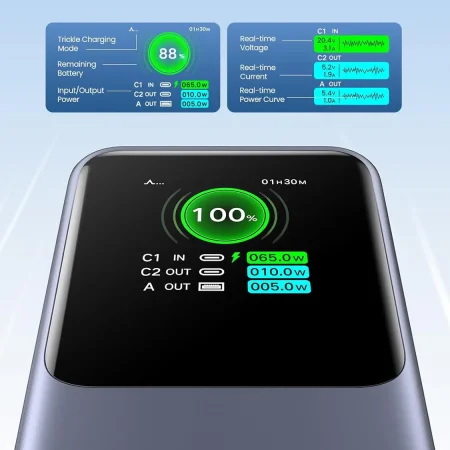 Pin sạc dự phòng 20000mAh Ugreen 35524B PB721
