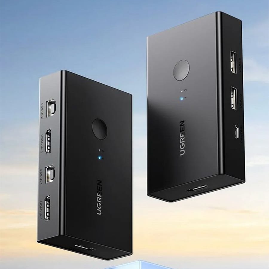 Bộ chuyển đổi KVM Switch HDMI 2 vào 1 Ugreen 90478