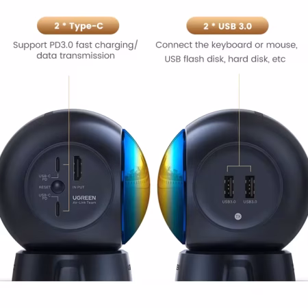 Bộ truyền tín hiệu HDMI không dây Ugreen CM438 80641 hỗ trợ 4K@30Hz