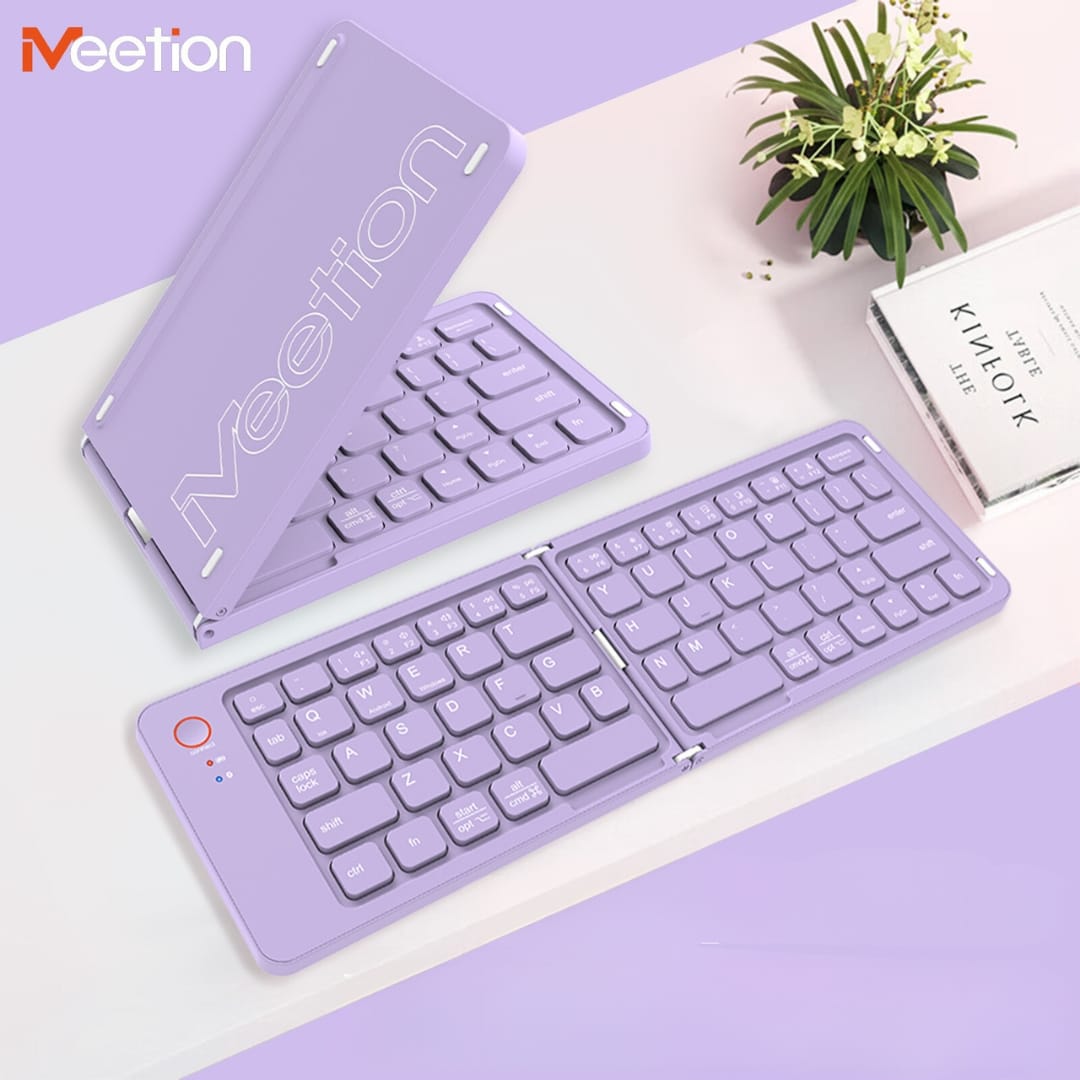 Bàn phím không dây gấp gọn Meetion BTK001