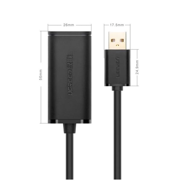 Dây cáp nối dài USB 2.0 Ugreen US121