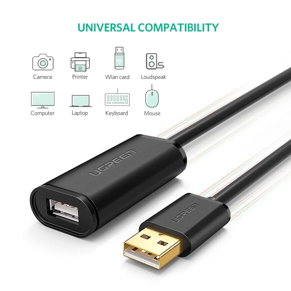 Dây cáp nối dài USB 2.0 Ugreen US121