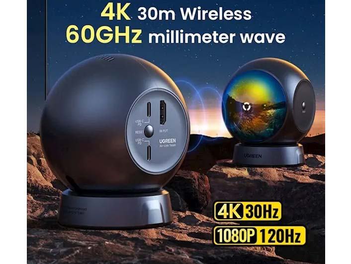 Bộ truyền tín hiệu HDMI không dây Ugreen CM438 80641 hỗ trợ 4K@30Hz