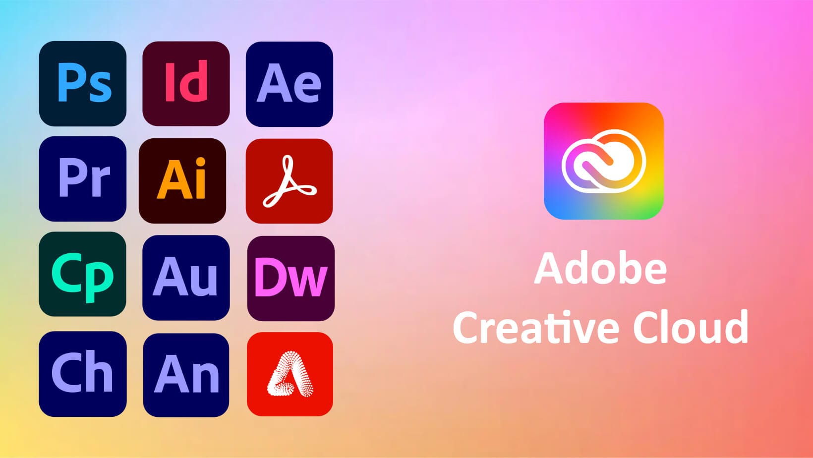 Bộ ứng dụng Adobe Creative cloud for Teams (1 năm, gồm PTS, AI, Premiere, Lightroom, Indesign, After Effect…)