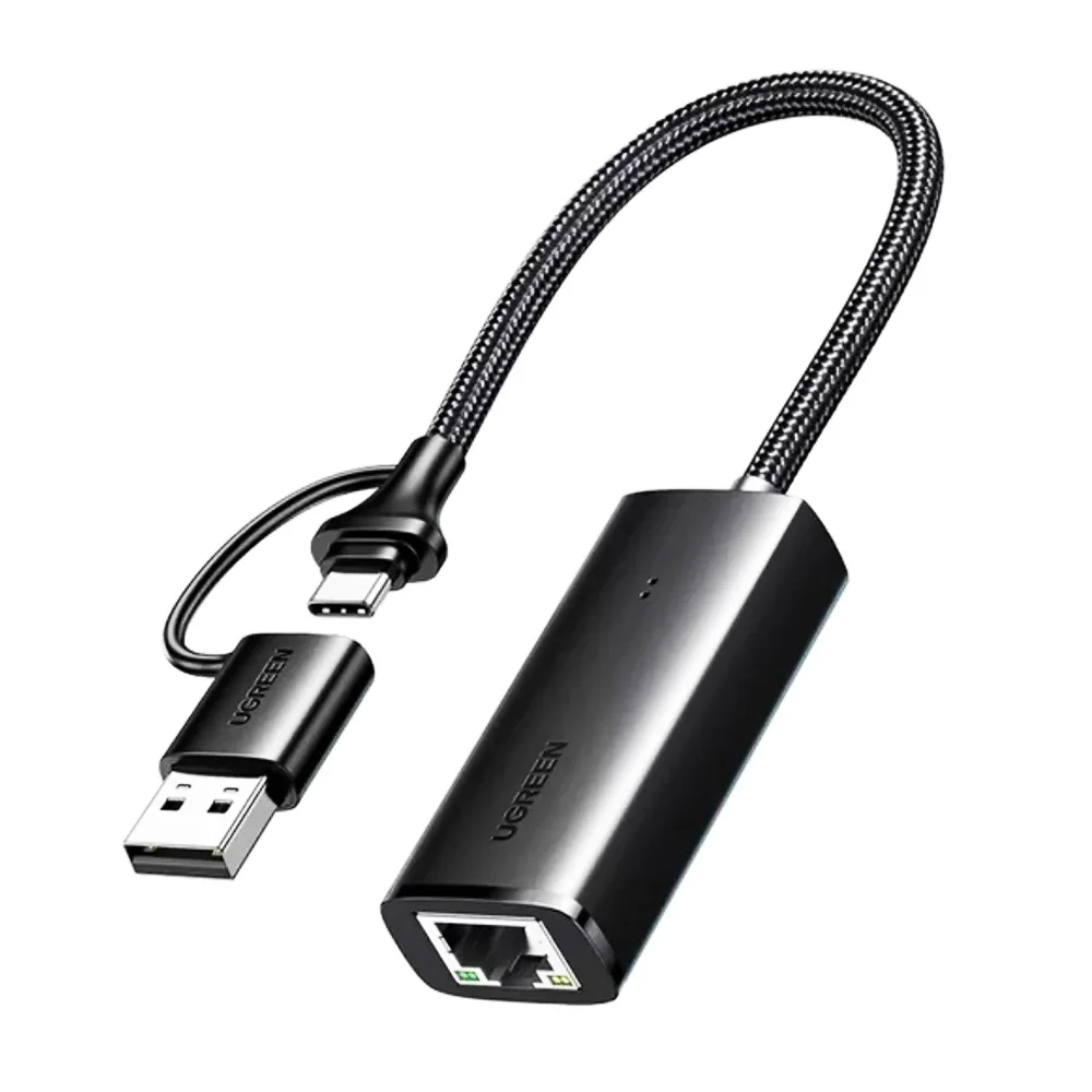 Dây cáp chuyển USB sang Lan Ugreen CM650 – USB-A & Type-C 3.0