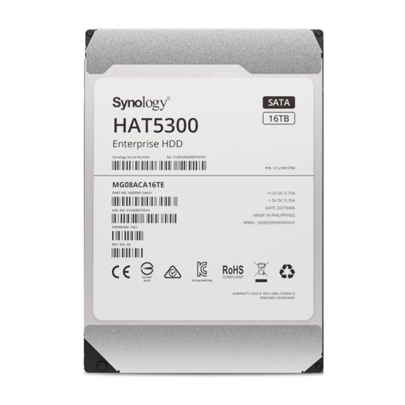 Ổ cứng HDD NAS Synology 4TB-16TB | 7200RPM | 256 MB