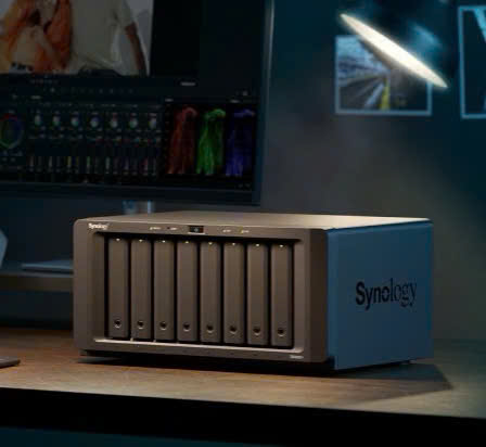 Thiết Bị Lưu Trữ NAS Synology DS1825+ | Ryzen V1500B | 8GB DDR4- 8 Bay