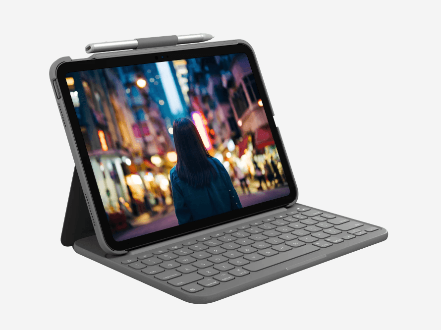 Bao da bàn phím Logitech Slim Folio dành cho iPad Gen 10 (10.9 inch) & iPad A16