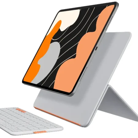 Bao da bàn phím rời Logitech Flip Folio dành cho iPad Pro/Air 13 inch | Than Chì – Xám Đen