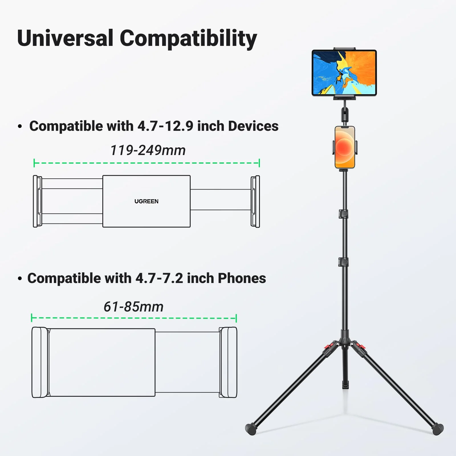 Tripod cho điện thoại và ipad Ugreen 15647