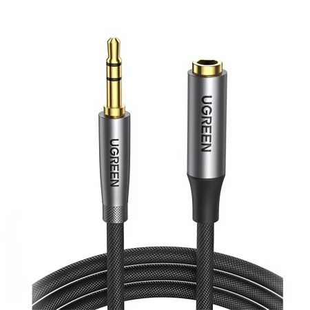 Dây cáp nối dài 3.5mm Ugreen AV190 | 1m – 5m (3 khấc TRS, đầu thẳng, không hỗ trợ mic)