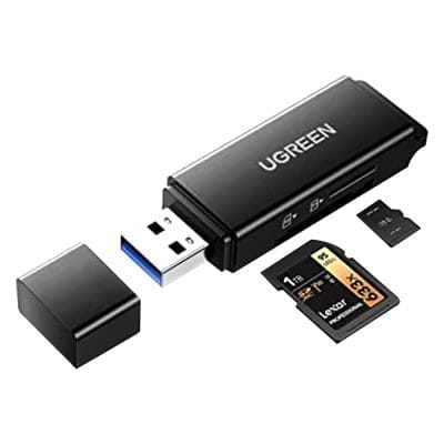 Đầu đọc thẻ SD/TF chuẩn USB 3.0 tốc độ 5Gbps Ugreen 40752 cao cấp