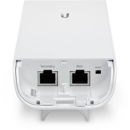 Access Point WiFi ngoài trời Ubiquiti NanoStation M2 (2 cổng Ethernet 10/100+anten tích hợp 11dBi định hướng+chuẩn 802.11n 2.4GHz+phạm vi tới 15km+chuẩn bị nguồn Passive PoE)