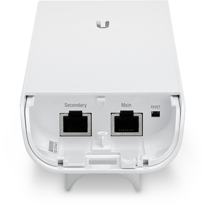 Access Point WiFi ngoài trời Ubiquiti NanoStation M2 (2 cổng Ethernet 10/100+anten tích hợp 11dBi định hướng+chuẩn 802.11n 2.4GHz+phạm vi tới 15km+chuẩn bị nguồn Passive PoE)