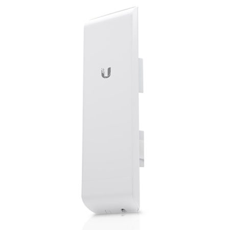 Access Point WiFi ngoài trời Ubiquiti NanoStation M2 (2 cổng Ethernet 10/100+anten tích hợp 11dBi định hướng+chuẩn 802.11n 2.4GHz+phạm vi tới 15km+chuẩn bị nguồn Passive PoE)