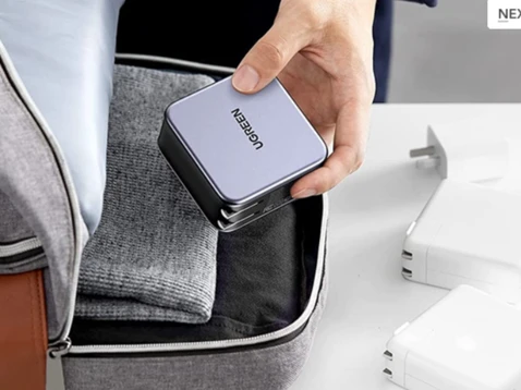 Củ sạc Nexode GaN 140W Ugreen 90548 (PD3.1, 2 USB Type-C và 1 USB Type-A)