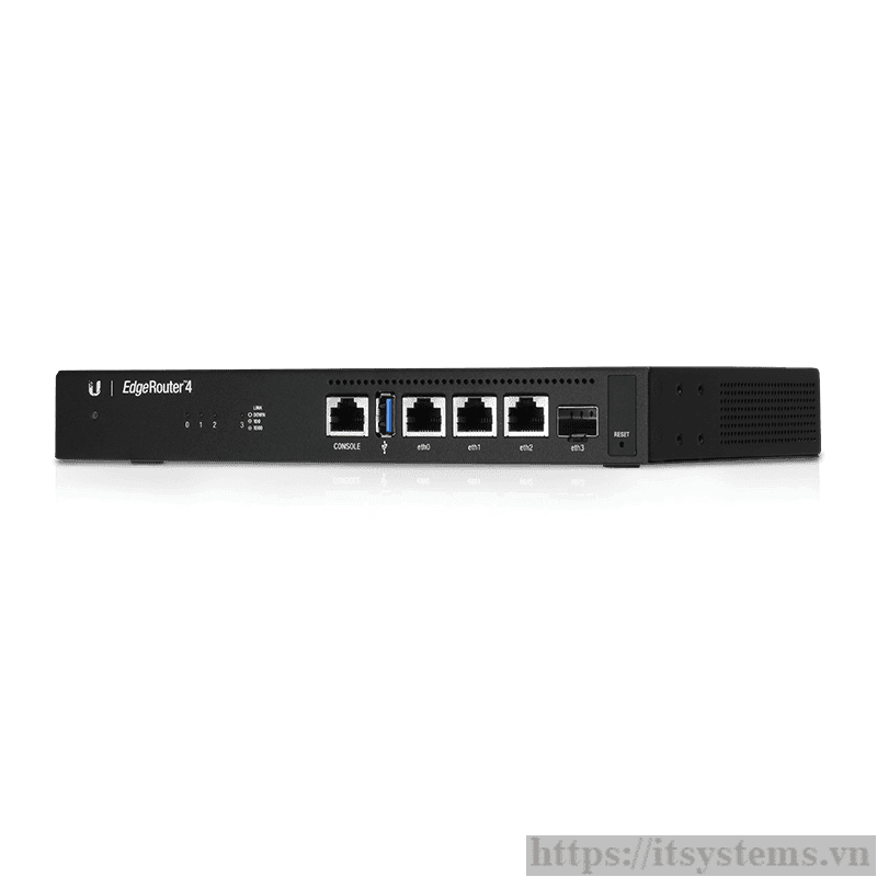 Router và Cân Băng Tải Ubiquiti EdgeRouter 4 (ER-4). Hỗ Trợ 500 user đồng thời