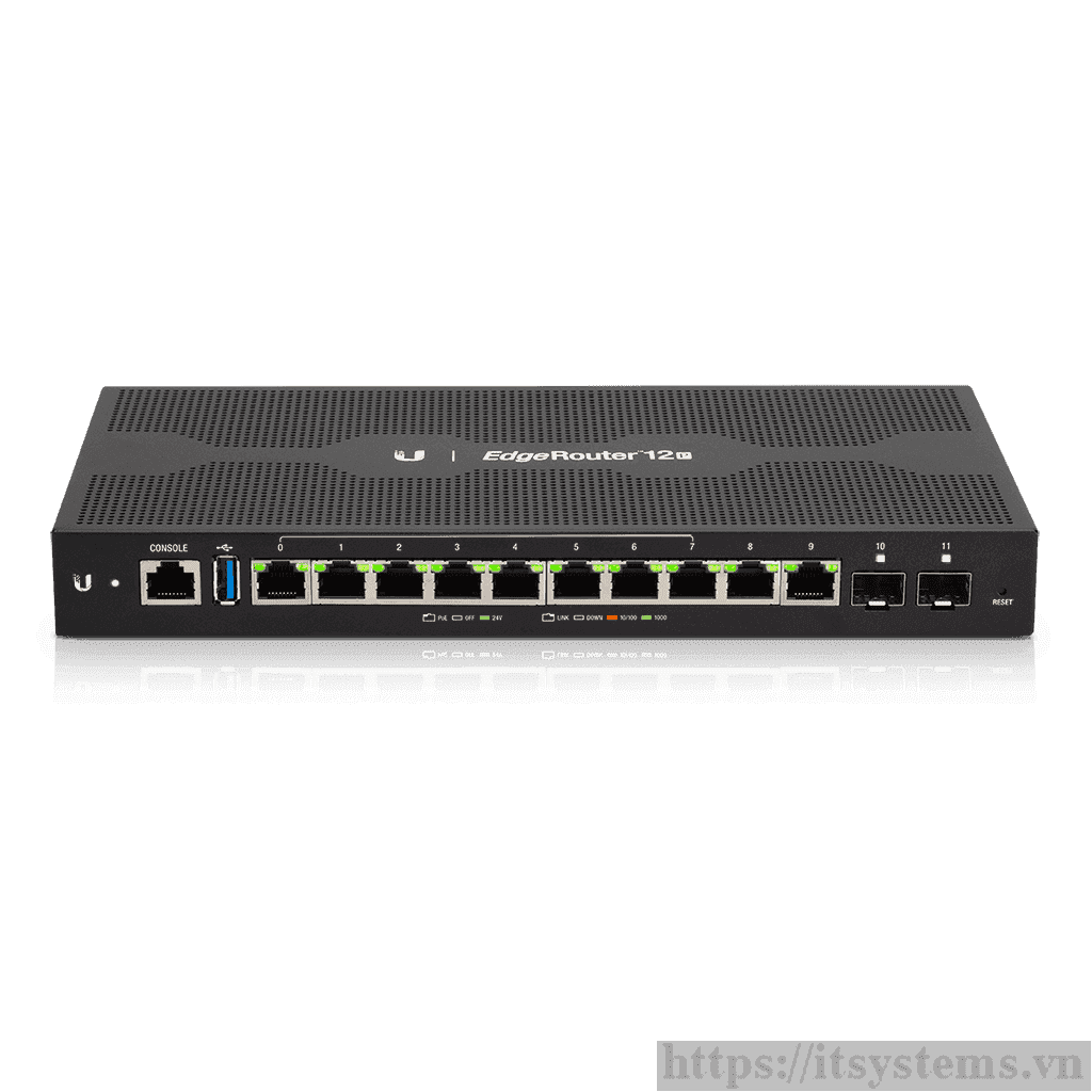 Router WiFi 6 Ubiquiti EdgeRouter ER-12P