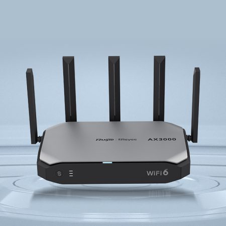 Router Wi-Fi 6 AX3000 Ruijie Reyee RG-EG105GW-X (5 cổng Gigabit+2 băng tần MU-MIMO+OFDMA+Mesh+quản lý cloud)