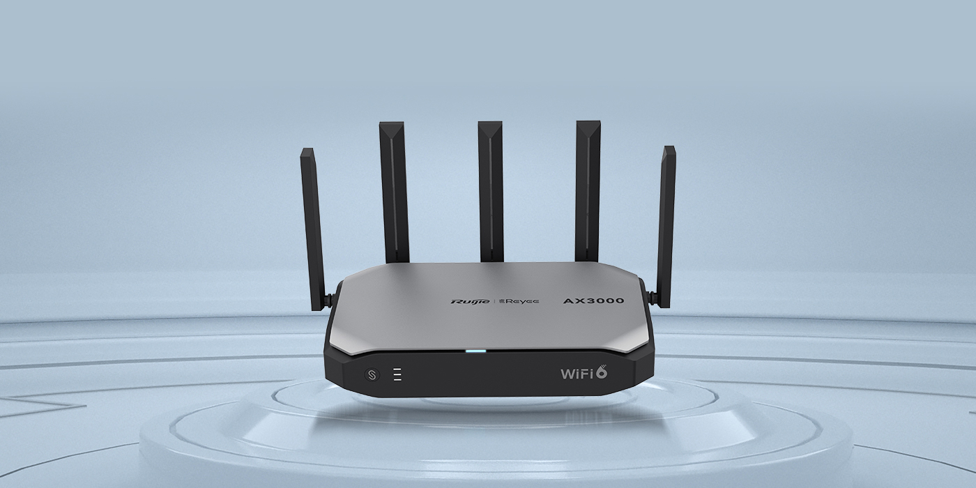 Router Wi-Fi 6 AX3000 Ruijie Reyee RG-EG105GW-X (5 cổng Gigabit+2 băng tần MU-MIMO+OFDMA+Mesh+quản lý cloud)