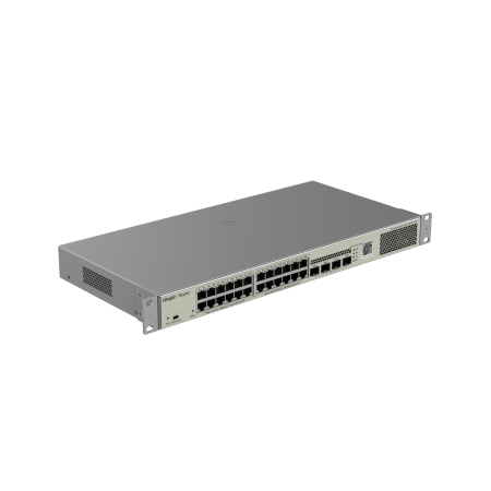 Switch Layer 2 Cloud Managed PoE Ruijie Reyee RG-NBS3100-24GT4SFP-P (24 cổng RJ45 Gigabit PoE+ + công suất PoE 370W + tốc độ chuyển mạch 56Gbps + tốc độ chuyển tiếp 42Mpps)