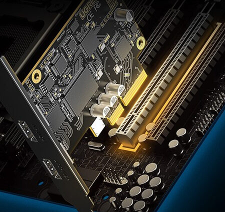 Card ghi hình Ugreen 80689 (hỗ trợ đầu vào 4K@60Hz, Pci-e x1)