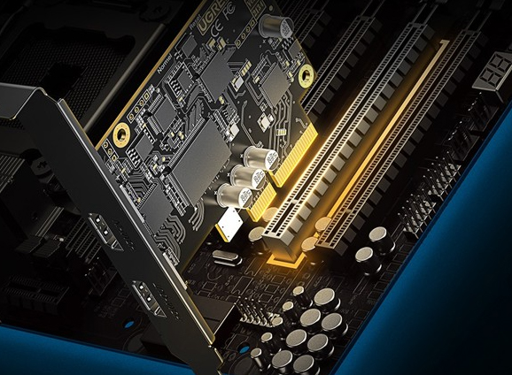 Card ghi hình Ugreen 80689 (hỗ trợ đầu vào 4K@60Hz, Pci-e x1)