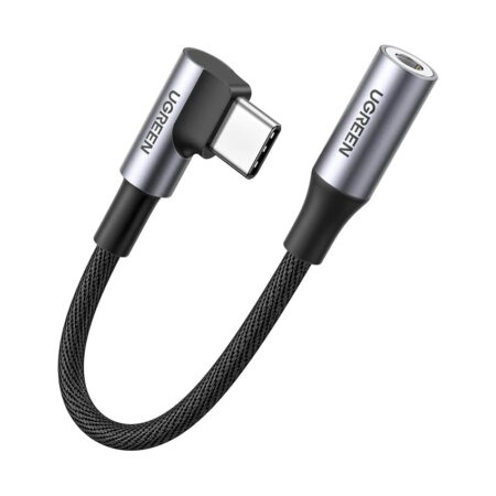 Dây chuyển Type-C sang Audio 3.5mm Ugreen 80723 (10cm)