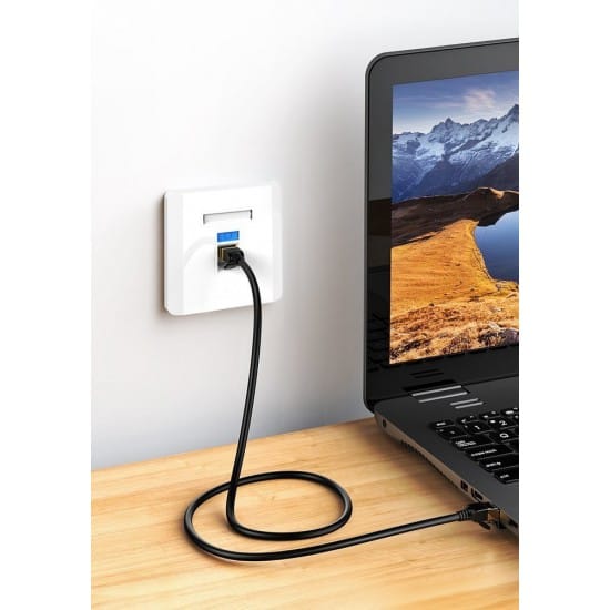 Hạt mạng RJ45 âm tường Cat6 chuẩn 8P8C 1000Mbps Ugreen 80178 cao cấp