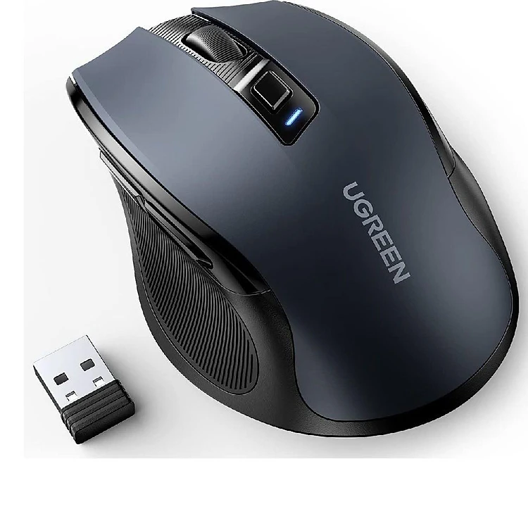 Chuột không dây 2.4Ghz & Bluetooth dùng cho máy tính, laptop Ugreen 90855 cao cấp