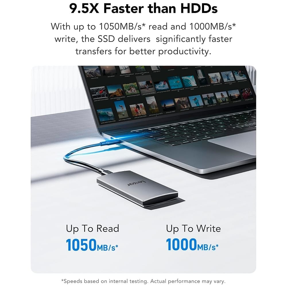 Ổ cứng di động SSD Lexar ES3 1050MB/s