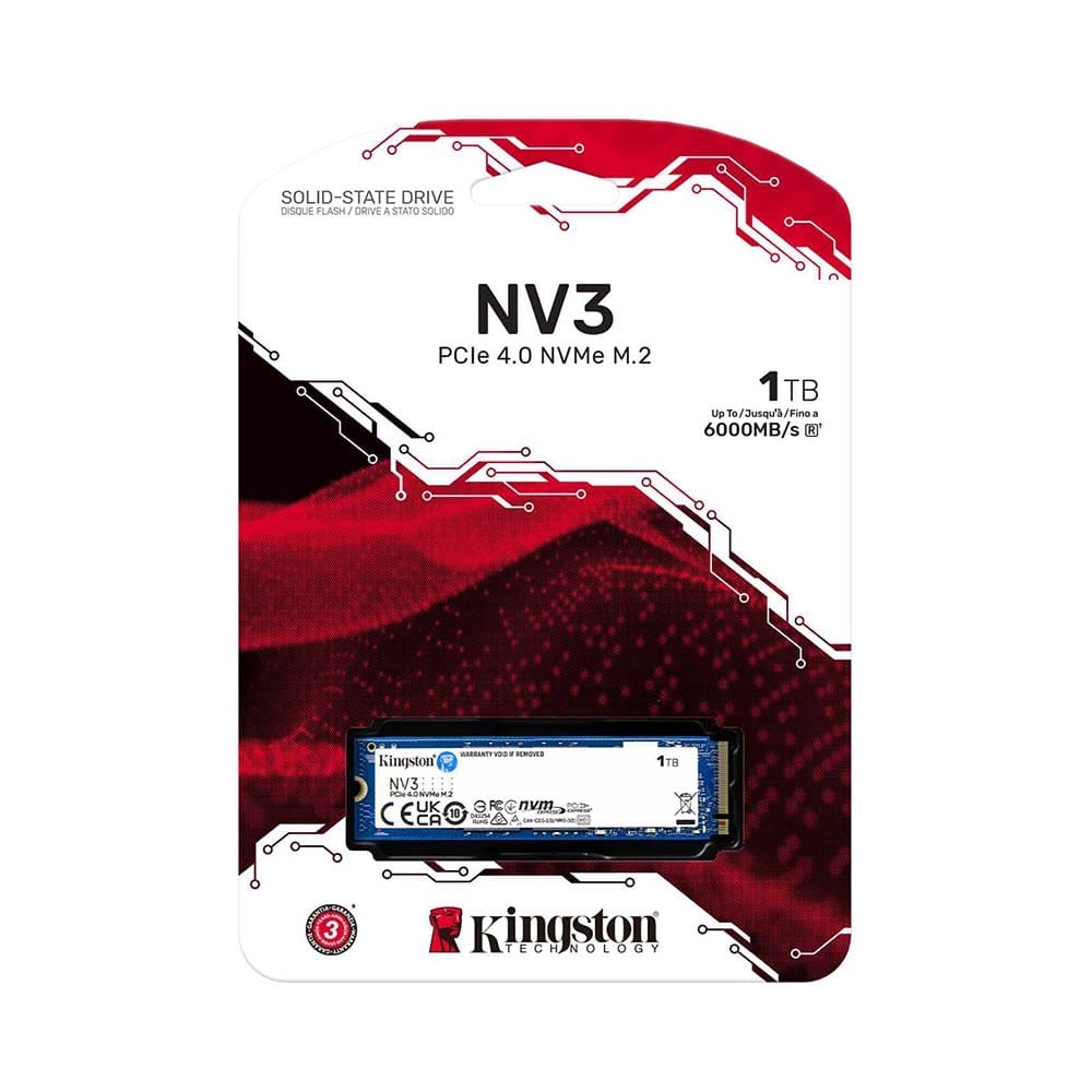 SSD Kingston NV3 M.2 PCIe Gen4 NVMe