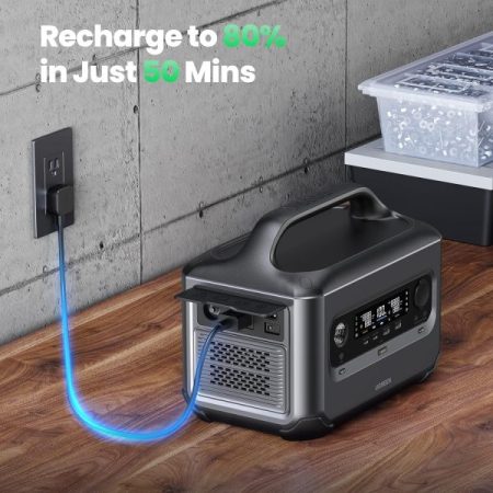 Trạm phát điện PowerRoam 680Wh Ugreen 15050 (Pin LiF, Sạc nhanh cho ô tô, pin năng lượng mặt trời)