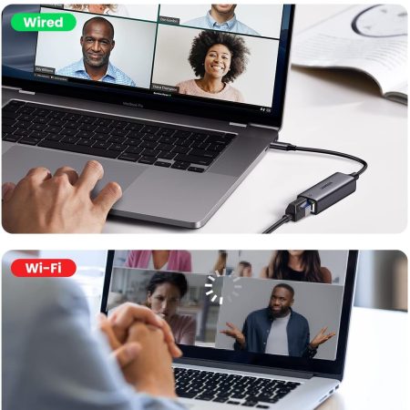 Dây chuyển Type-C sang Lan Ugreen 15727 (10/100/1000Mbps)