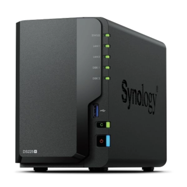 Thiết bị lưu trữ NAS Synology DS725+ (AMD Ryzen R1600 | 4GB DDR4 – 2 Bay)