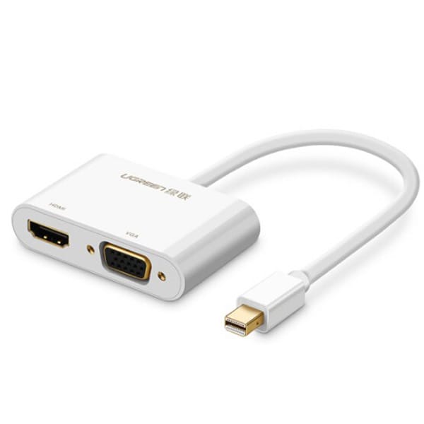 Dây Cáp Mini Displayport sang HDMI VGA Ugreen MD108 (Hỗ trợ 4k)