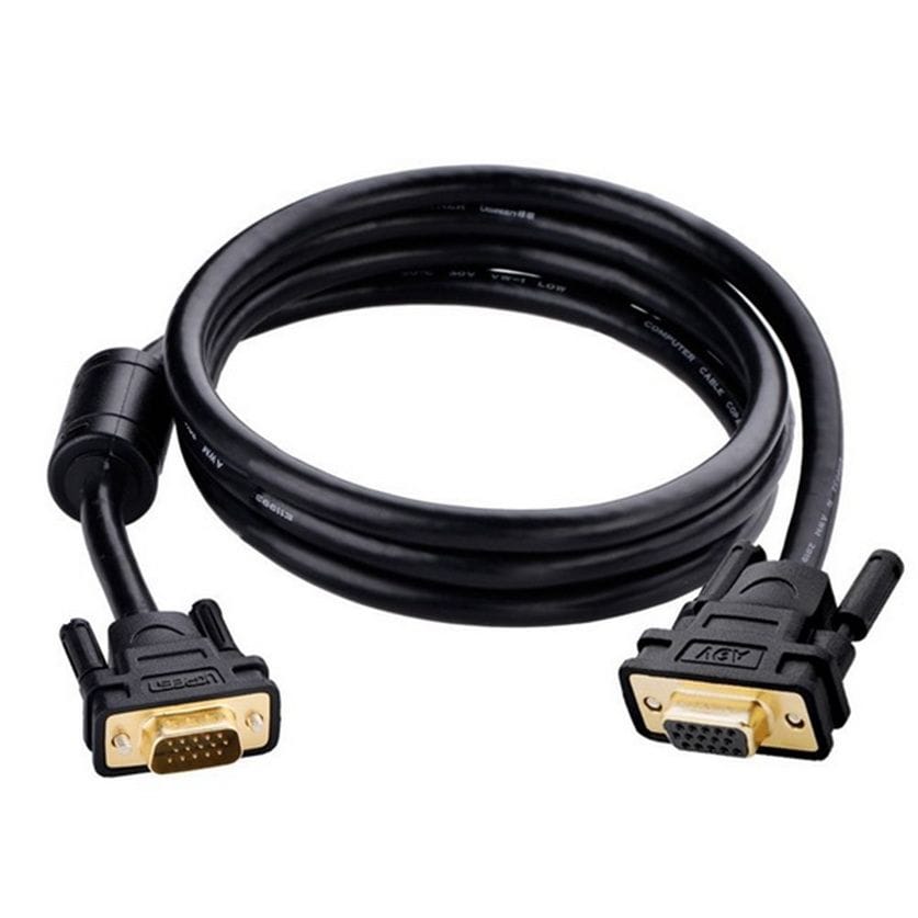Dây cáp nối dài VGA Ugreen VG103 (cho màn hình, máy chiếu)