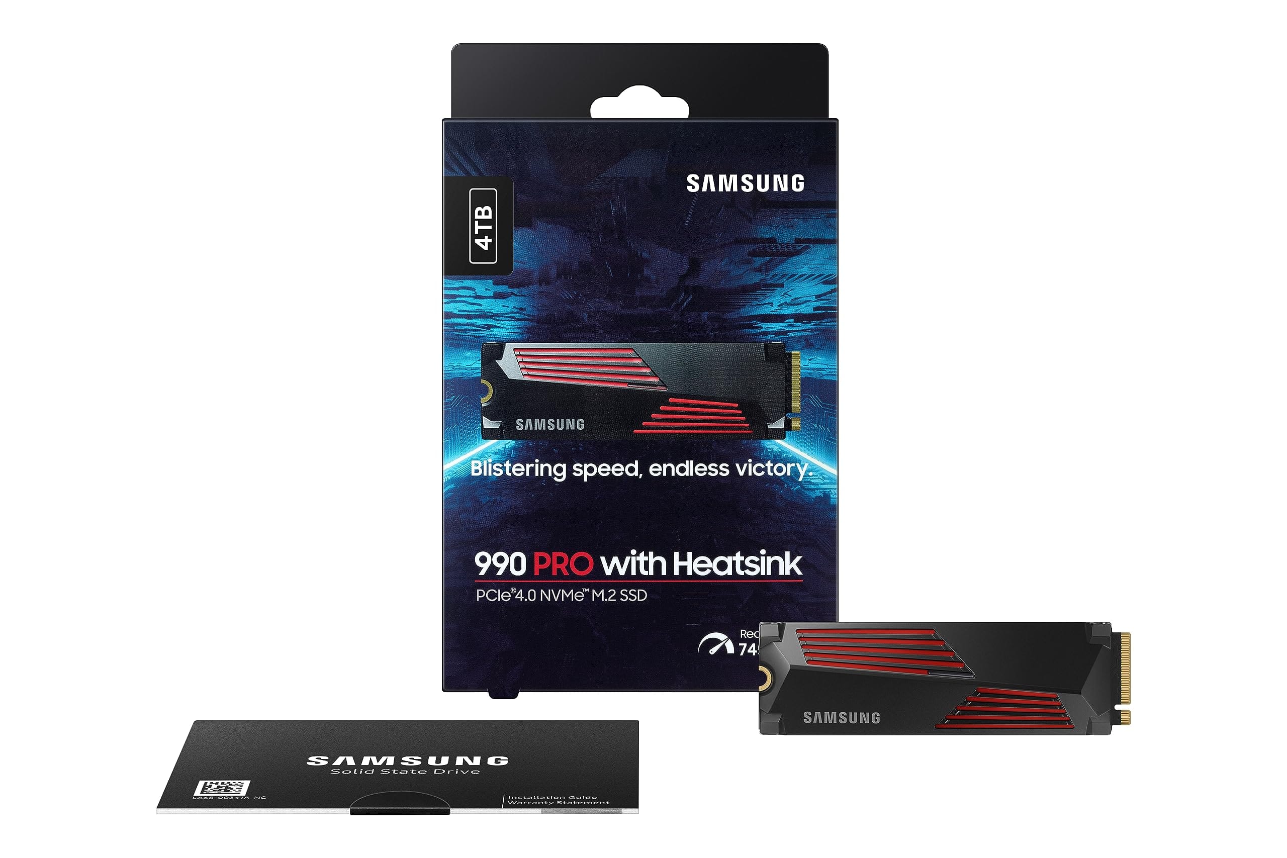 SSD Samsung 990 Pro PCIe Gen 4 NVMe With Heatsink (1TB-4TB)