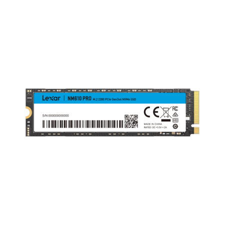 SSD Lexar NM610 PRO M.2 PCIe Gen3 NVMe (500GB-2TB)