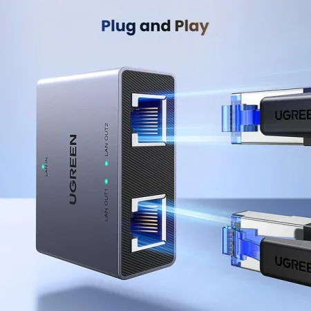 Đầu chia mạng 1 ra 2 Ugreen 45311 (10/100/1000 Mbps)