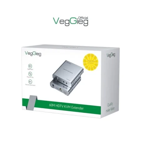 Bộ kéo dài HDMI Veggieg V-HD011 4K 30Hz 120m